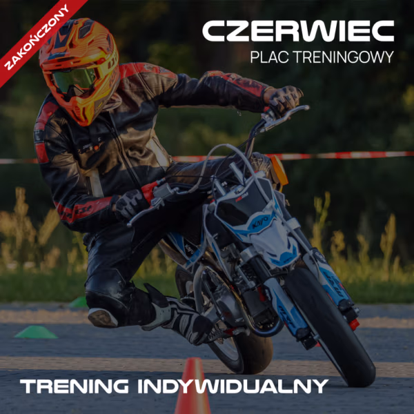 Treningi Pitbike na placu treningowym – czerwiec