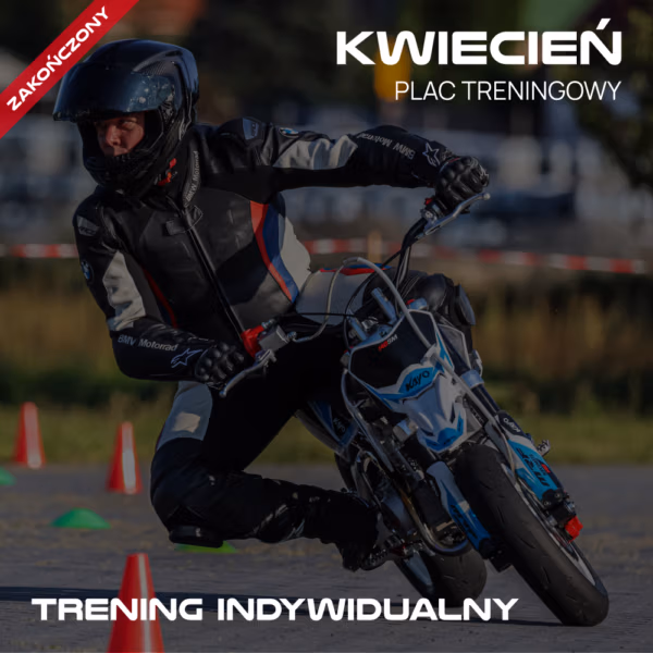 Treningi Pitbike na placu treningowym – Kwiecień