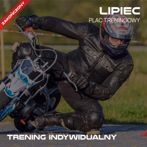 Treningi Pitbike na placu treningowym – lipiec