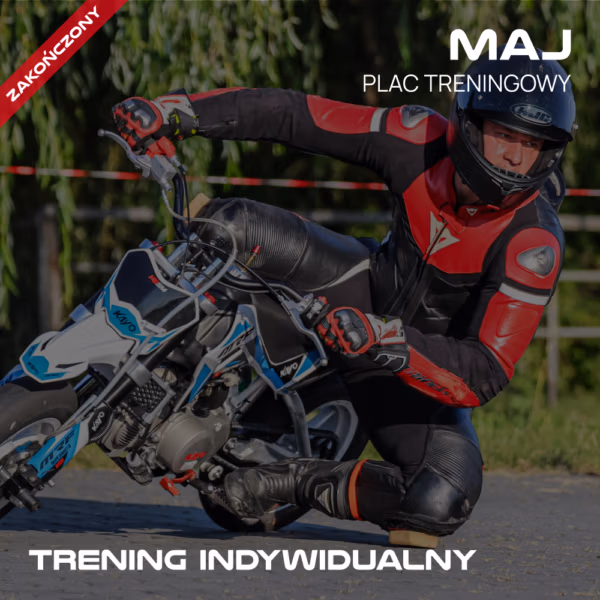 Treningi Pitbike na placu treningowym – maj